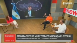 A Globo e o presidente Milei