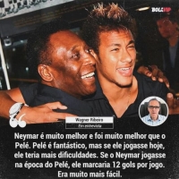 Pelé x Neymar sem comparações